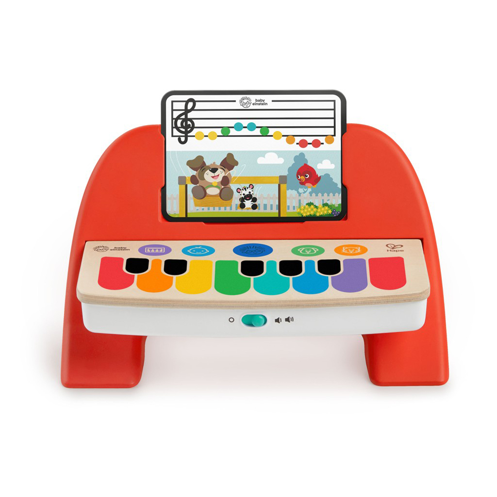 BABY EINSTEIN Hračka drevená hudobná klavír Cal’s First Melodies Magic Touch HAPE 6m+