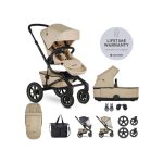 EASYWALKER Set XXL kočík kombinovaný Jimmey Air Sand Taupe s príslušenstvom