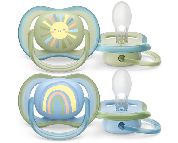 Philips AVENT Cumlík Ultra air obrázok 0-6m chlapec (dúha) 2ks