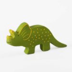 Tikiri Baby dinosaurus z prírodnej gumy Triceratops (Trice)