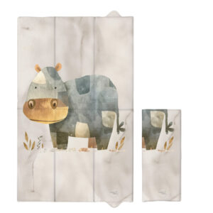 CEBA Podložka prebaľovacia cestovná (80x50) Basic Cosy Hippo