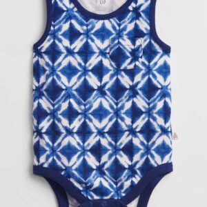 GAP Body bez rukávov Blue chlapec 18-24m