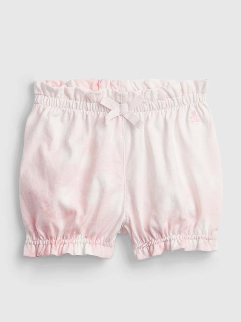 GAP Nohavice krátke White-Pink dievča 18-24m