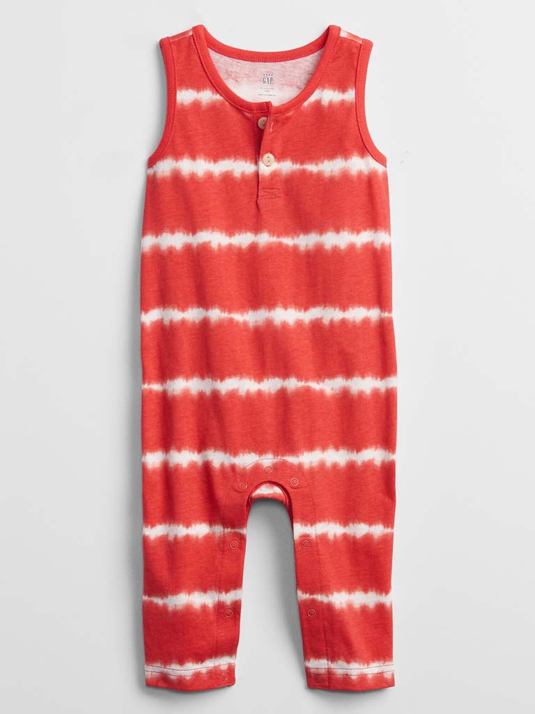 GAP Overal bez rukávov Stripes dievča 3-6m