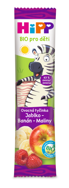 HiPP BIO Oblátka Banán - Jablko - Maliny od 1. roku