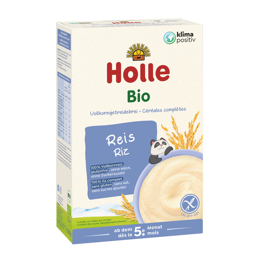 HOLLE Bio Kaša ryžová 250 g (6m+)