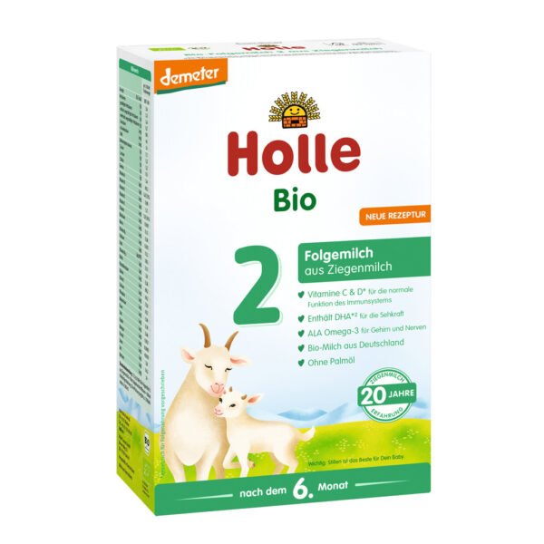 HOLLE Bio Mlieko kozie 2 pokračovacie 400 g (6m+)