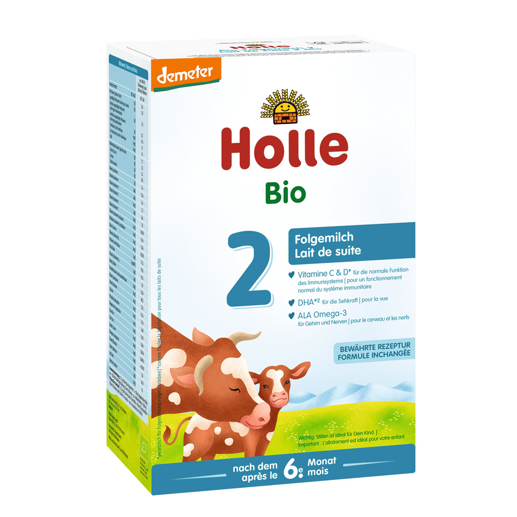 HOLLE Bio Mlieko 2 pokračovacie 600 g (6m+)