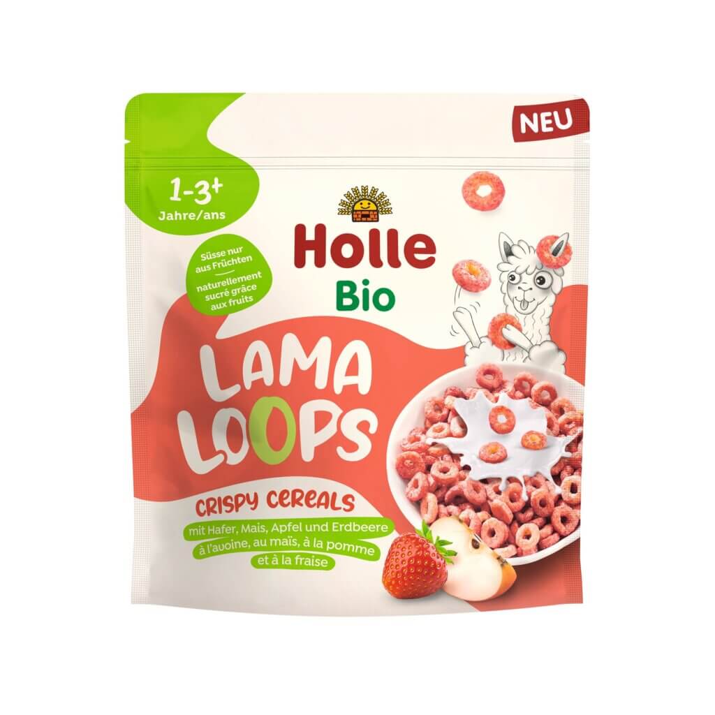 HOLLE Bio Kolieska cereálne Lama loops 125g (1r+)